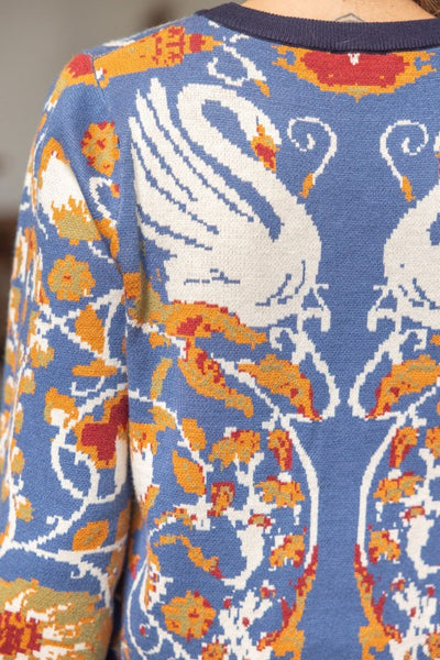 the Colorful Swan Sweater