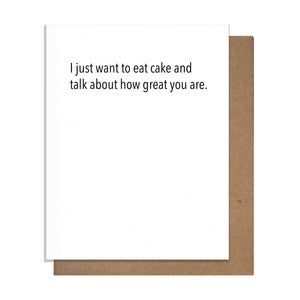 Cake & Great Card - Birthday Card