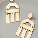 Geo Shaped drop earrings
