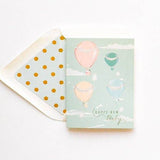 Happy New Balloon Baby Greeting Card