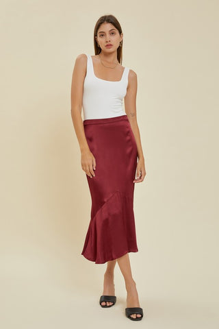 the Kensington Skirt - Wine