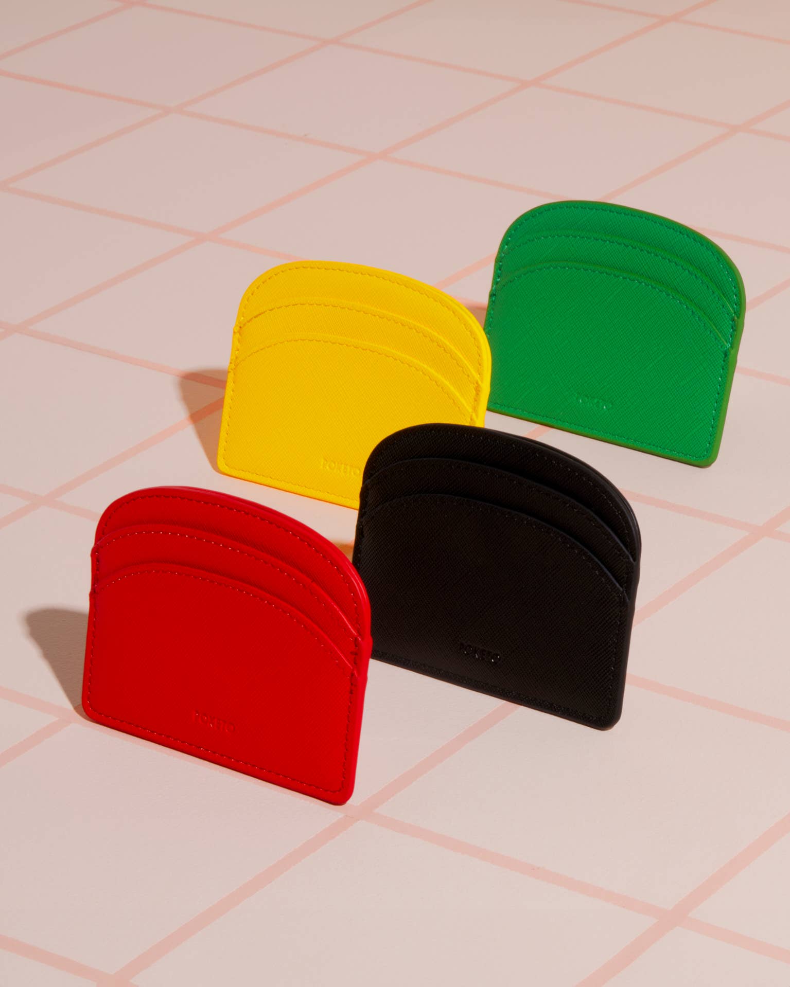 Dome Card Holder: Yellow