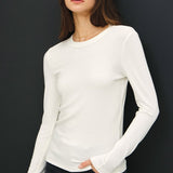 the Jane - Ivory long sleeve tee