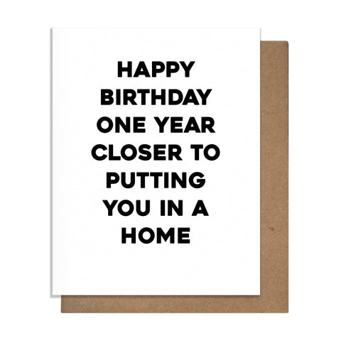 In a Home - Birthday Card