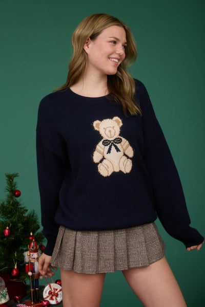 the Teddy Navy Sweater