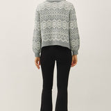 the Dakota Gray Print Cardigan