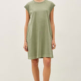 The Mallory Olive Cotton Dress
