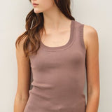 The Mae Mocha Tank Top