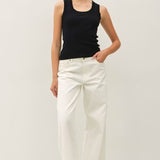 The Mae Black Knit Tank Top