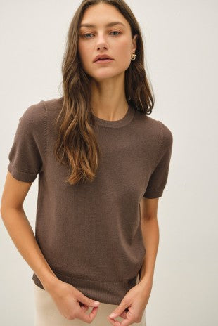 The Ella Short Sleeve Sweater