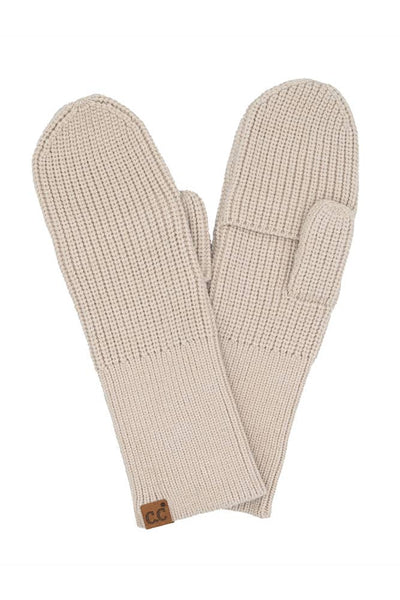 C.C Convertible Mitten with Open Slit Winter Glove - 4 colors