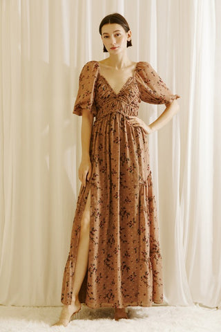 the Emily floral maxi dress