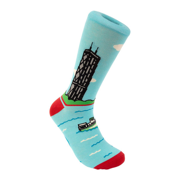 Chicago Skyline Socks