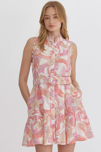 the Dolly floral belted dress