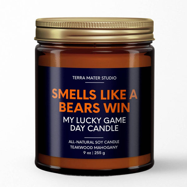 Smells Like A Bears Win | Game Day Candle
