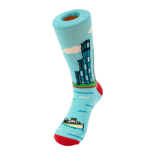 Chicago Skyline Socks