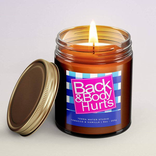 Back & Body Hurts All-Natural Scented Candle: Appalachian Mountains / 9 oz