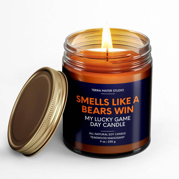 Smells Like A Bears Win | Game Day Candle