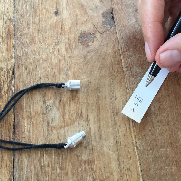 Wish Capsule Bracelet w/ 3-Paper Scrolls - Gold Capsule: Natural