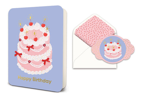 Cherries on Top Deluxe Greeting Card