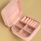 Lt Pink Travel Jewelry Box Case
