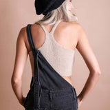 Boucle Rib Knit Beret Style Beanie