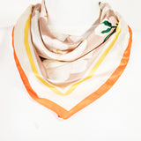 Flower Pattern Square Scarf