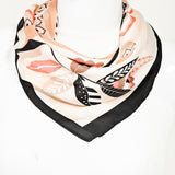 Flower Leaf Square Scarf