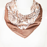 Flower Leaf Square Scarf