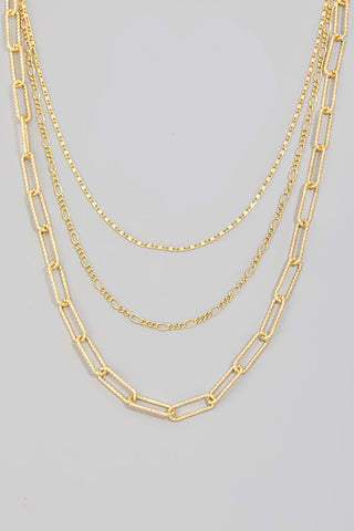 Layered Dainty Chains Necklace Set