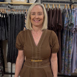 The Sloane Buckle Front Peplum Top