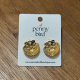Pearl Seashell stud earrings