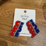 USA bead studs