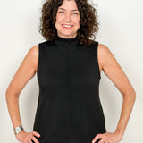 The Lola Ultra Soft Mock Neck Sleeveless Top