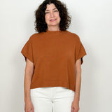 The Jillian Drop Shoulder Short Sleeve Sweater