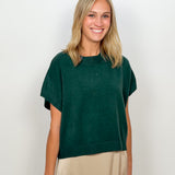 The Jillian Drop Shoulder Short Sleeve Sweater