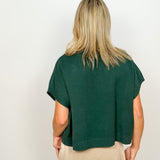 The Jillian Drop Shoulder Short Sleeve Sweater