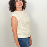 The Mavis Knit Patterned Vest