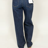 Super High Rise Dark Wash Wide Leg Jeans - Vervet Denim - B6