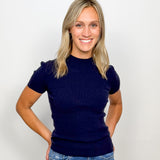 The Nellie Short Sleeve Sweater Top