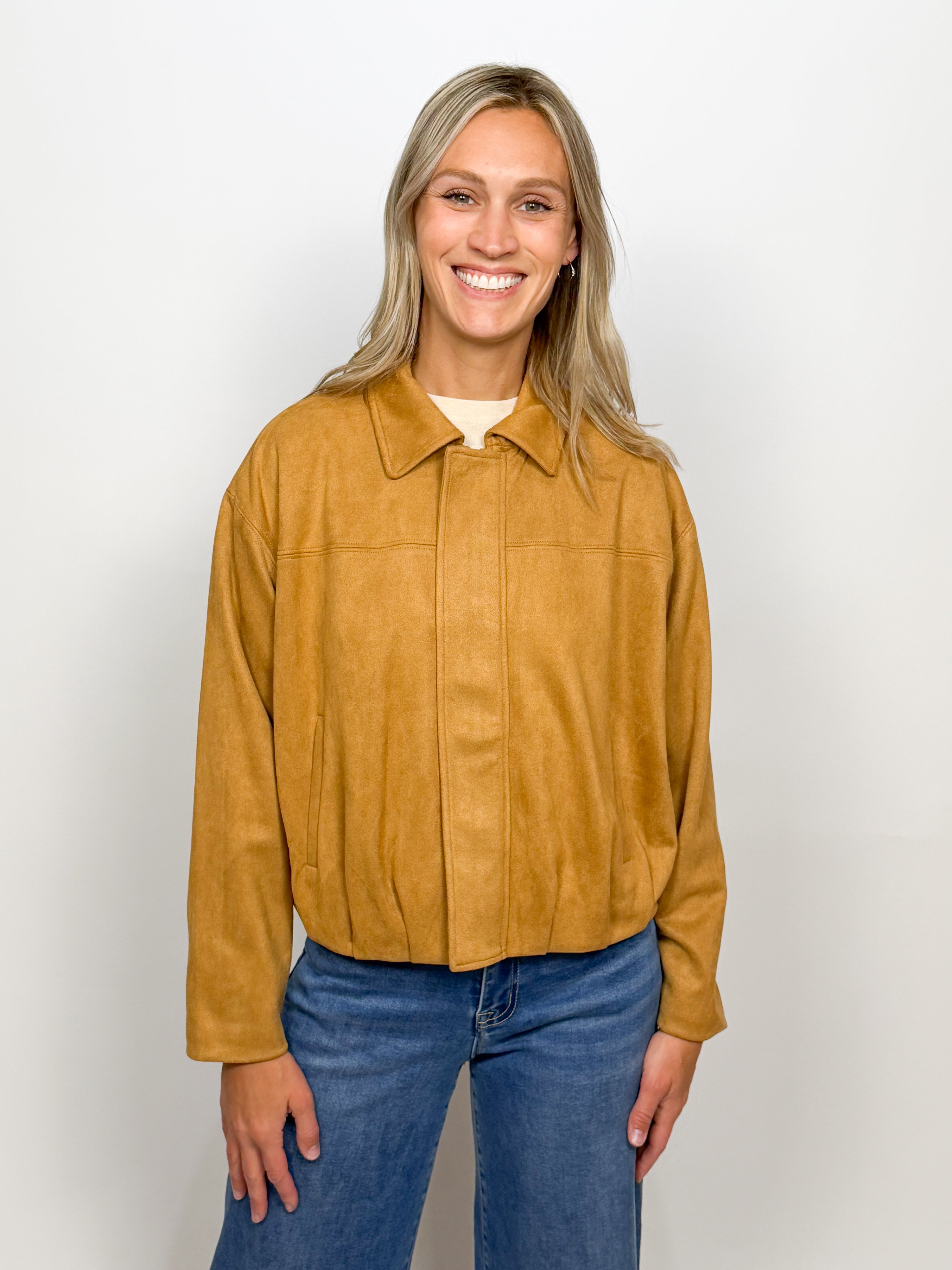 The Dutton Faux Suede Jacket