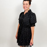 The Stevie Black Dot Dress