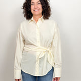 The Joan Side Tie Blouse
