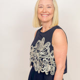 The Romy Floral Embroidery Dess