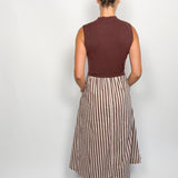 The Oriole Striped Sleeveless Dress