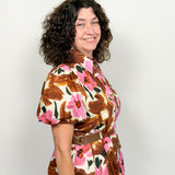 The Audrey Floral Button Front Dress