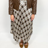 The Frankie Plaid Handkerchief Hem Skirt