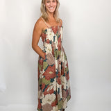 The Elliot Floral Pleated Midi Dress