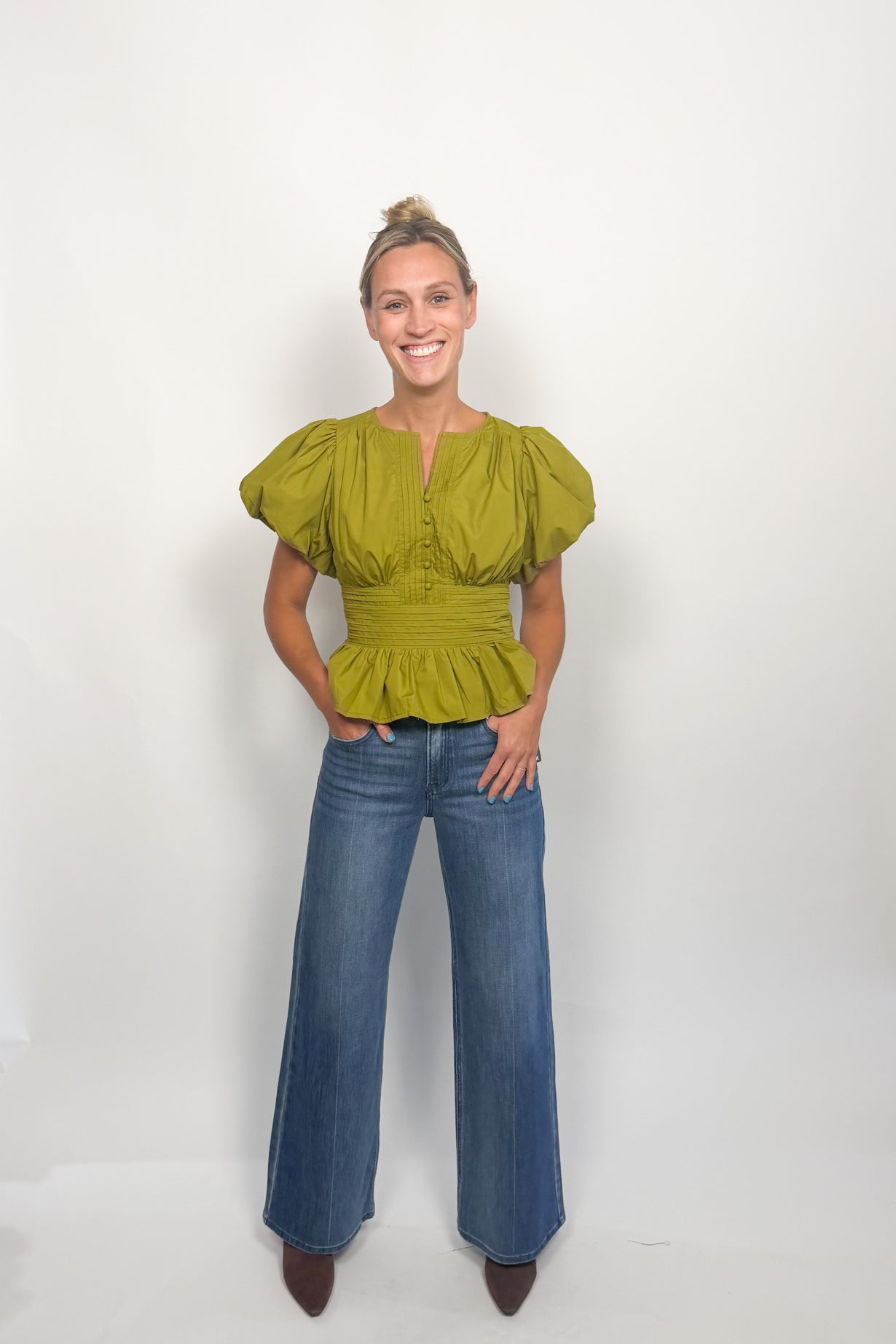 The Florence Peplum Top
