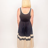 The Lila Contrast Stripe Midi Dress